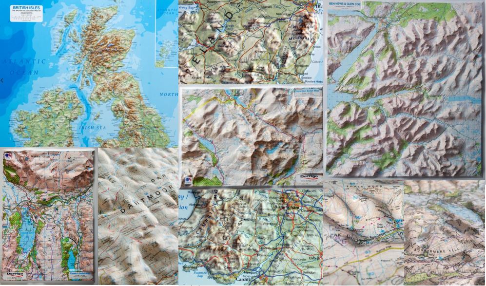 3D Raised Relief Maps